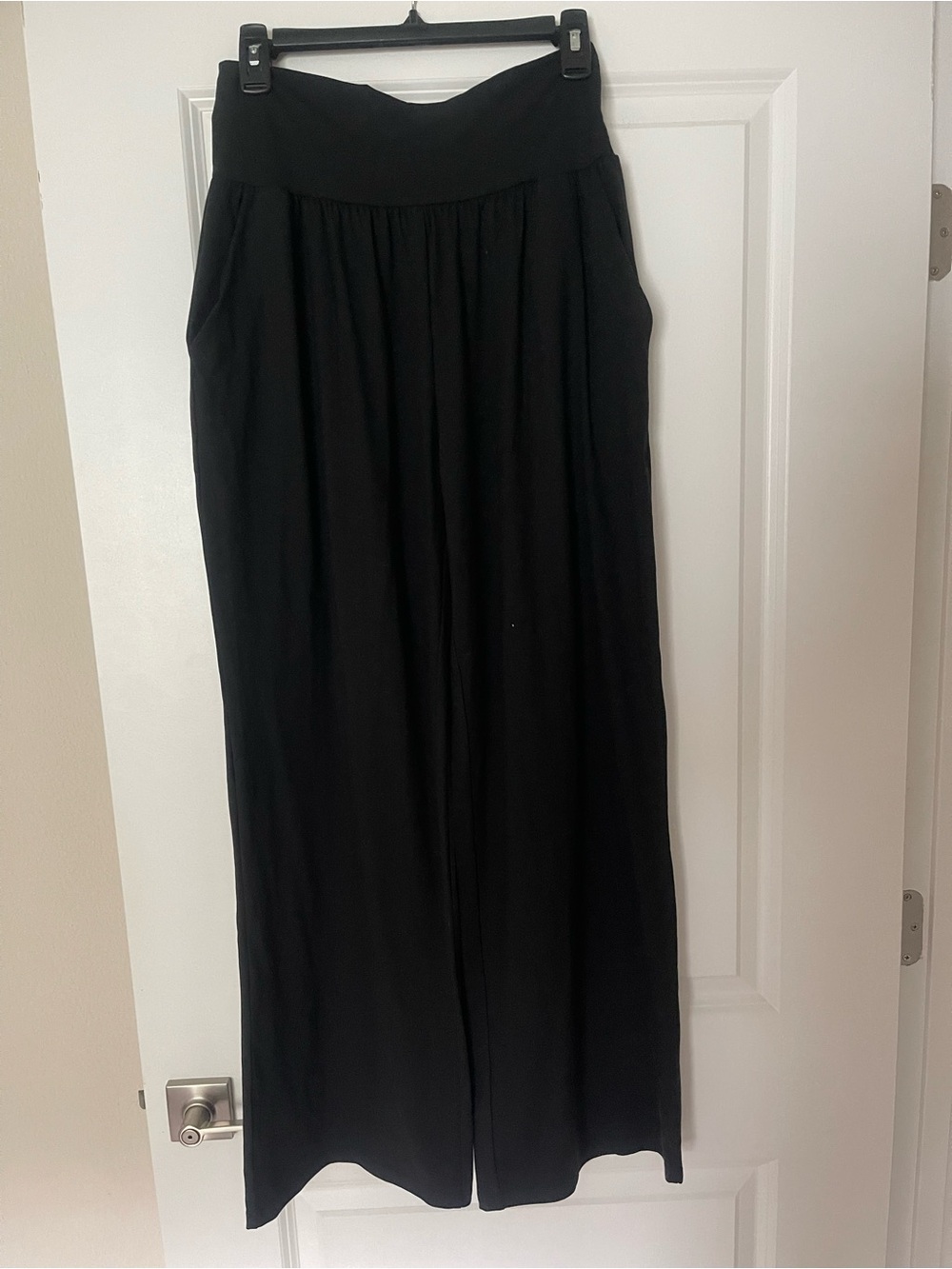 Cupio Black Wide-Leg Jumpsuit Pants